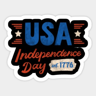 USA Independece Day est. 1776 Sticker